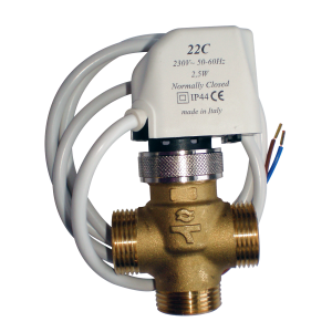 Skifteventil 3-veis 3/4 "
