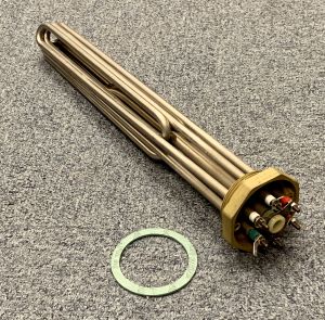 Elektrisk varmeovn Relek 9kw 2-trinns RF kpl med termostat og overopphetingsbeskyttelse 30-90 ° C