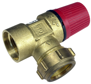 Sikkerhetsventil 3/4 "Inv 2,5 Bar