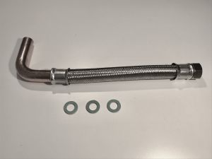 IVT Fleksibel slange 3/4 tomme, 340 mm lang, med SÄ22-bøye, type 017aC