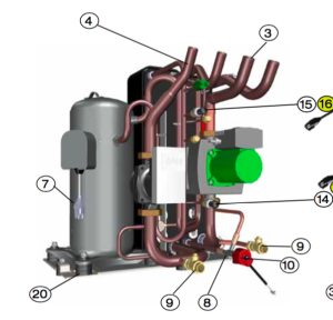 Kabelkompressor 4G2.5 L = 220